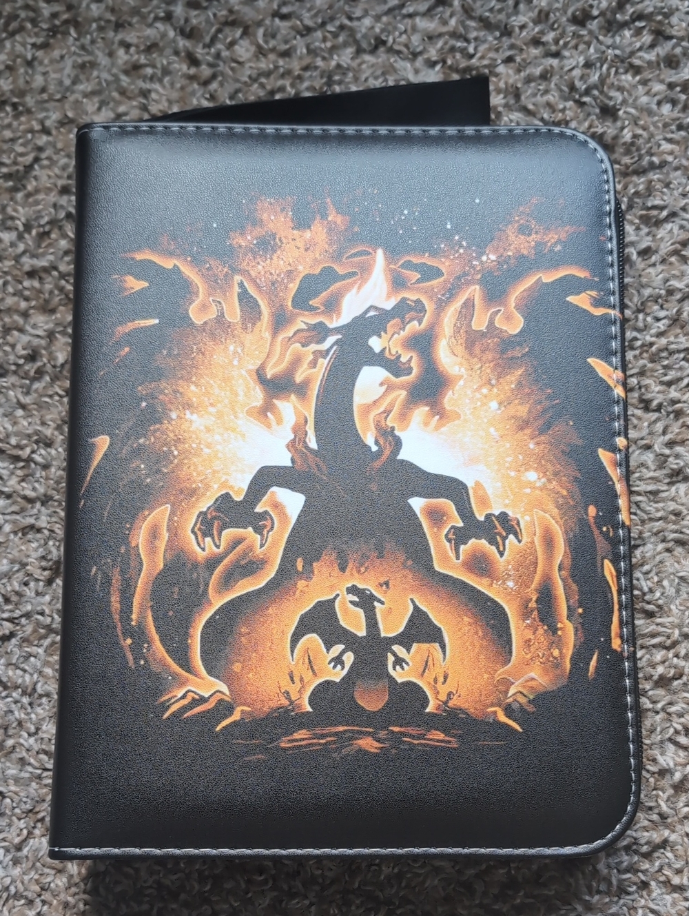 Charizard Zippered Pokemon Card Binder